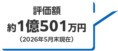 評価額約1億501万円(2026年5月末現在)